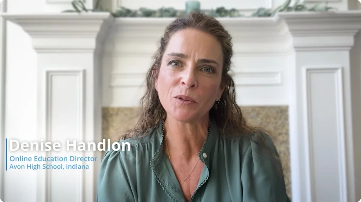 Denise Handlon, Online Education Director, Avon High School, Indiana