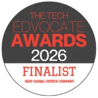The Tech Edvocate Awards 2026 Finalist, Best Global EdTech Company badge