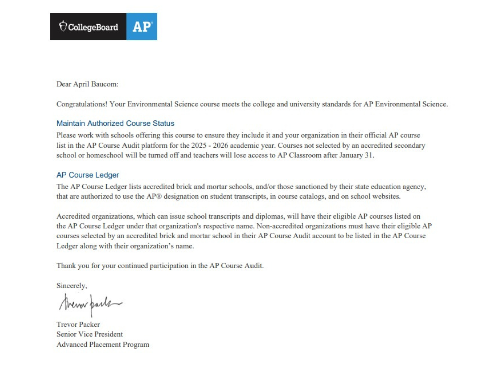 Environmental Science