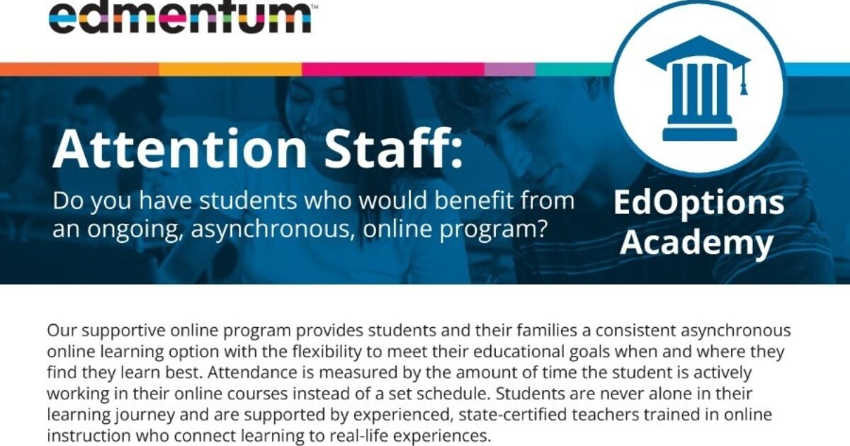 Staff Information Flyer | Edmentum