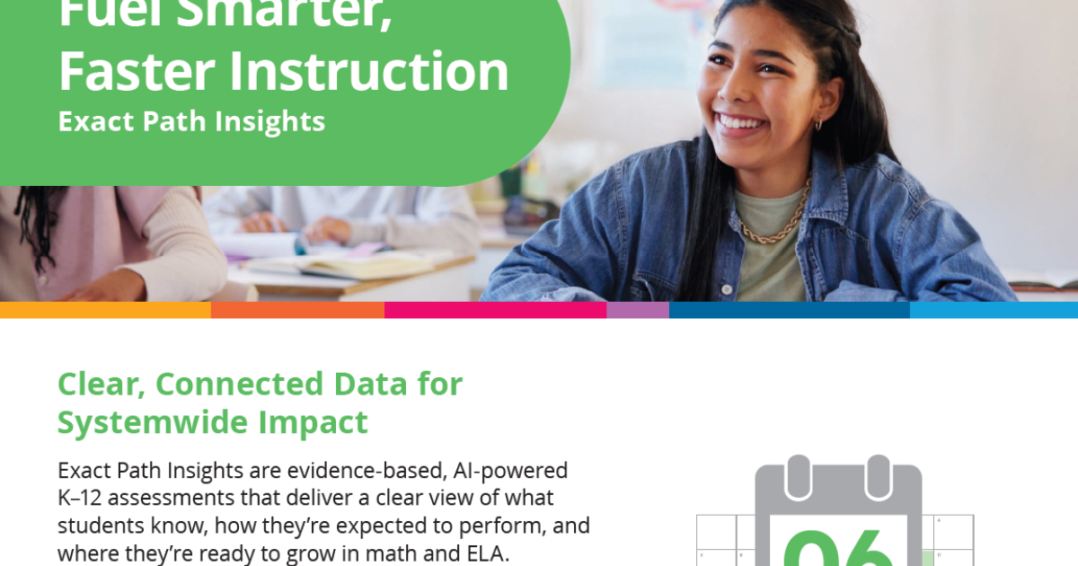 Exact Path Adaptive Diagnostic Assessments | Edmentum