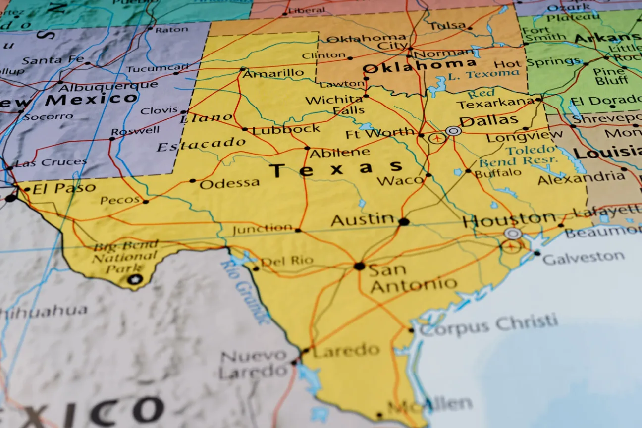 Texas map