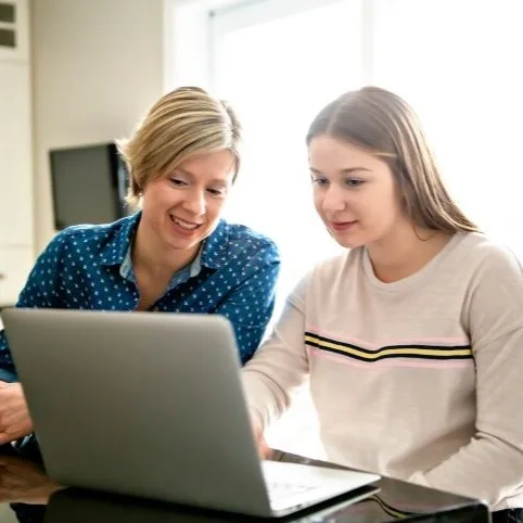 Hybrid homeschool student