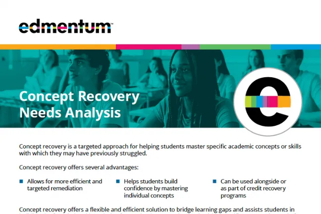 Concept Recovery Needs Analysis Thumbnail