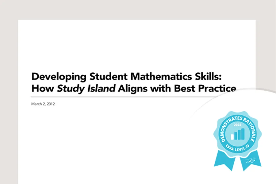 WEBD 40 ESSA Study Island Math Tier 4