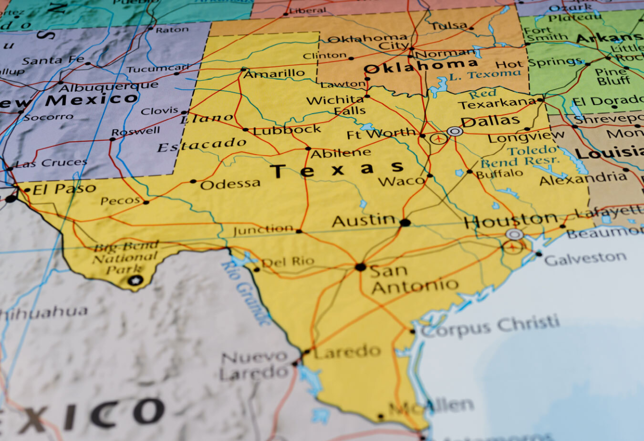 Texas map