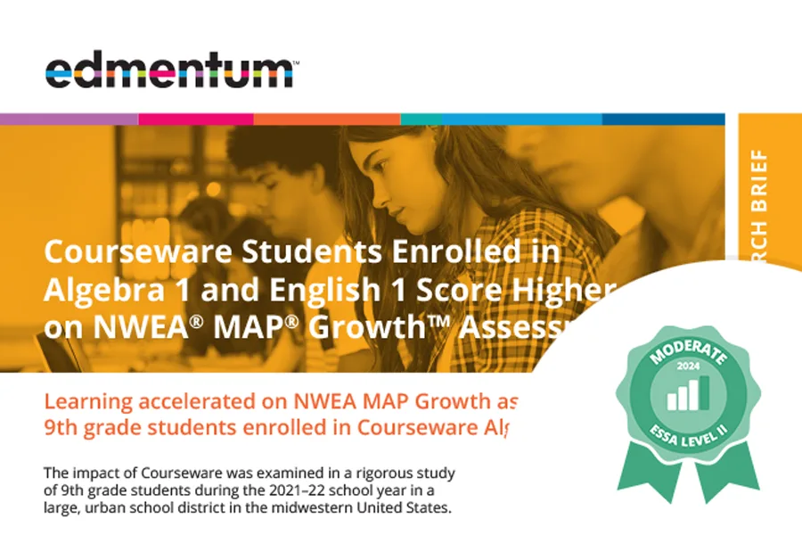 WEBD 40 ESSA Courseware Alg 1 Midwest Research