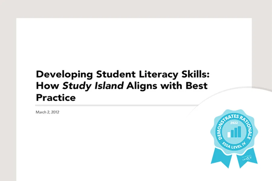 WEBD 40 ESSA Study Island Reading Tier 4
