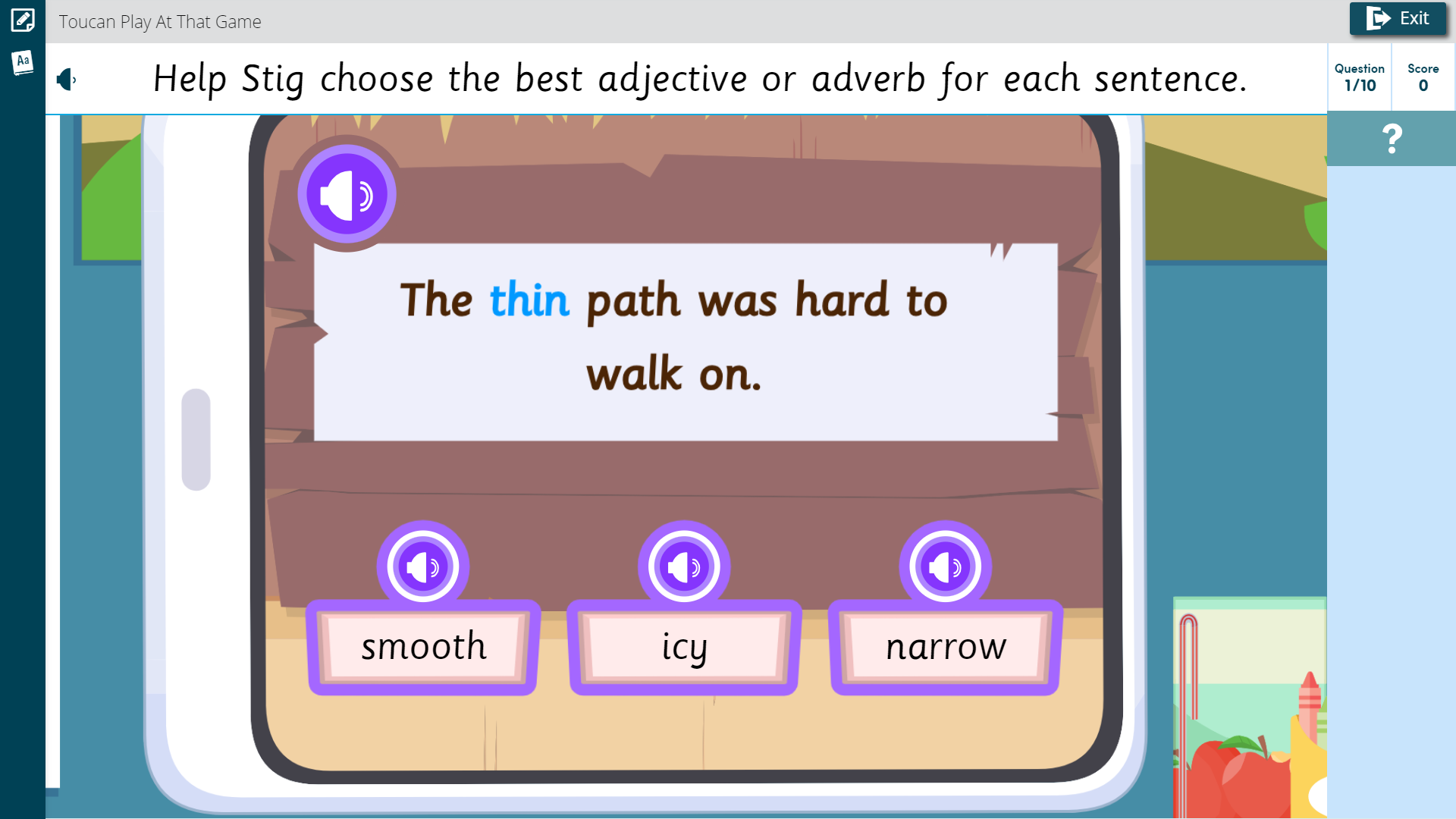 With Edmentum's Exact Path, vocabulary instruction is woven in throughout the program in a systematic, research-based way that follows the science of reading best practices. Exact Path supports vocabulary skills using texts, so students get a contextualized experience.