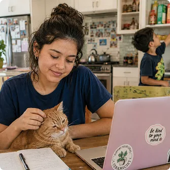 Career Readiness Girl and Laptop