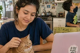 Career Readiness Girl and Laptop
