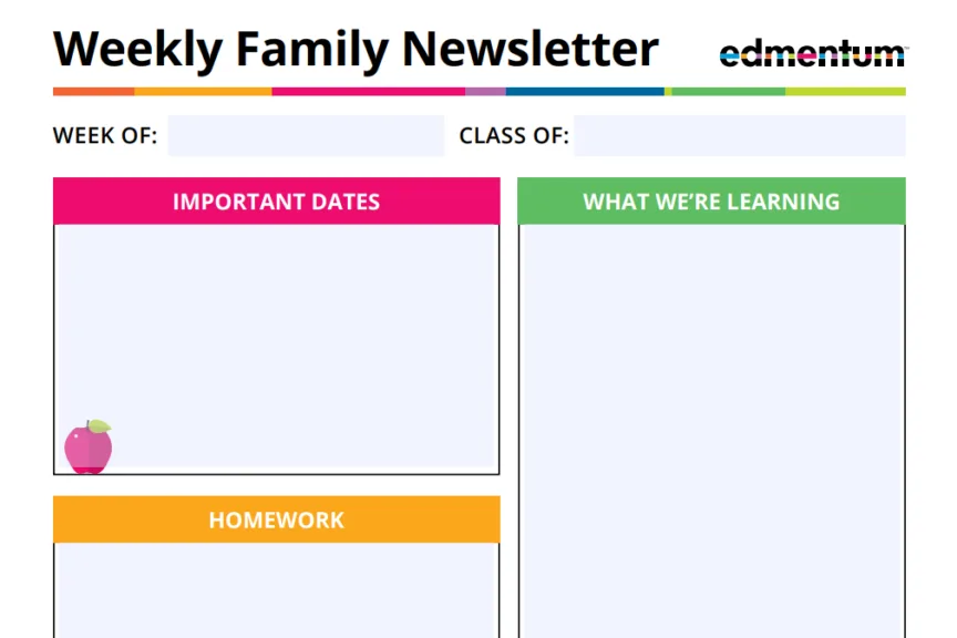 Weekly Family Newsletter