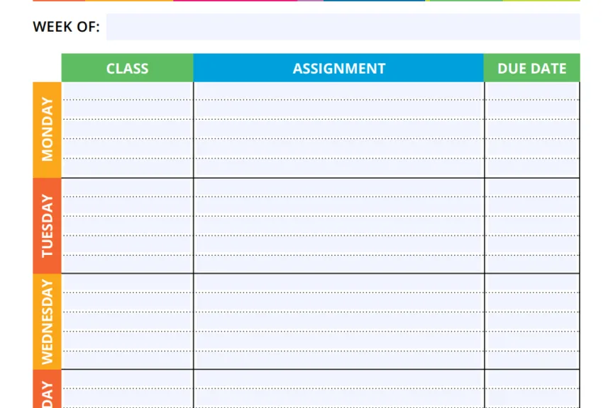 Weekly Planner