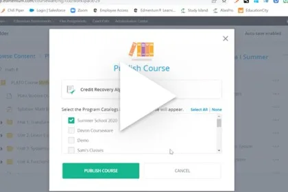 Best Practices for Credit Recovery with Courseware
