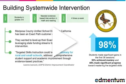 Flexible Intervention Supports for Students and Teachers