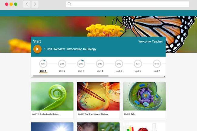 WEBD 35 010 ALVS Biology Screenshot