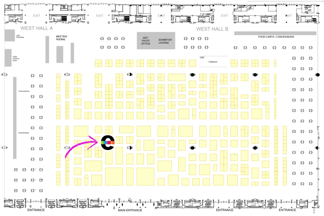 ISTE 2026 floor map