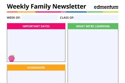Weekly Family Newsletter