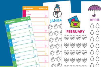 Reading Log Bookmarks