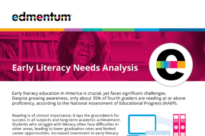Early Literacy Needs Analysis