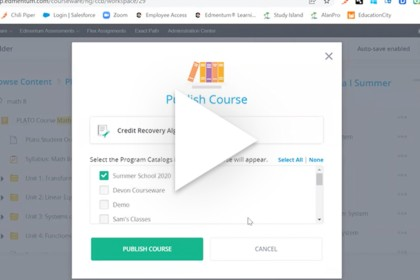 Best Practices for Credit Recovery with Courseware