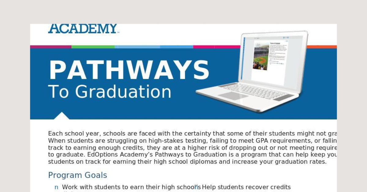 Pathways to Graduation Edmentum